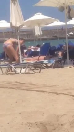 Hot ass at the beach (Kreta 2015) a