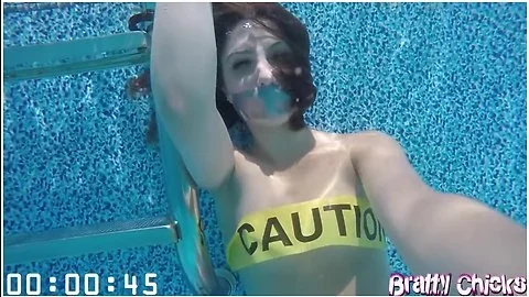 Handcuffed Underwater Bondage