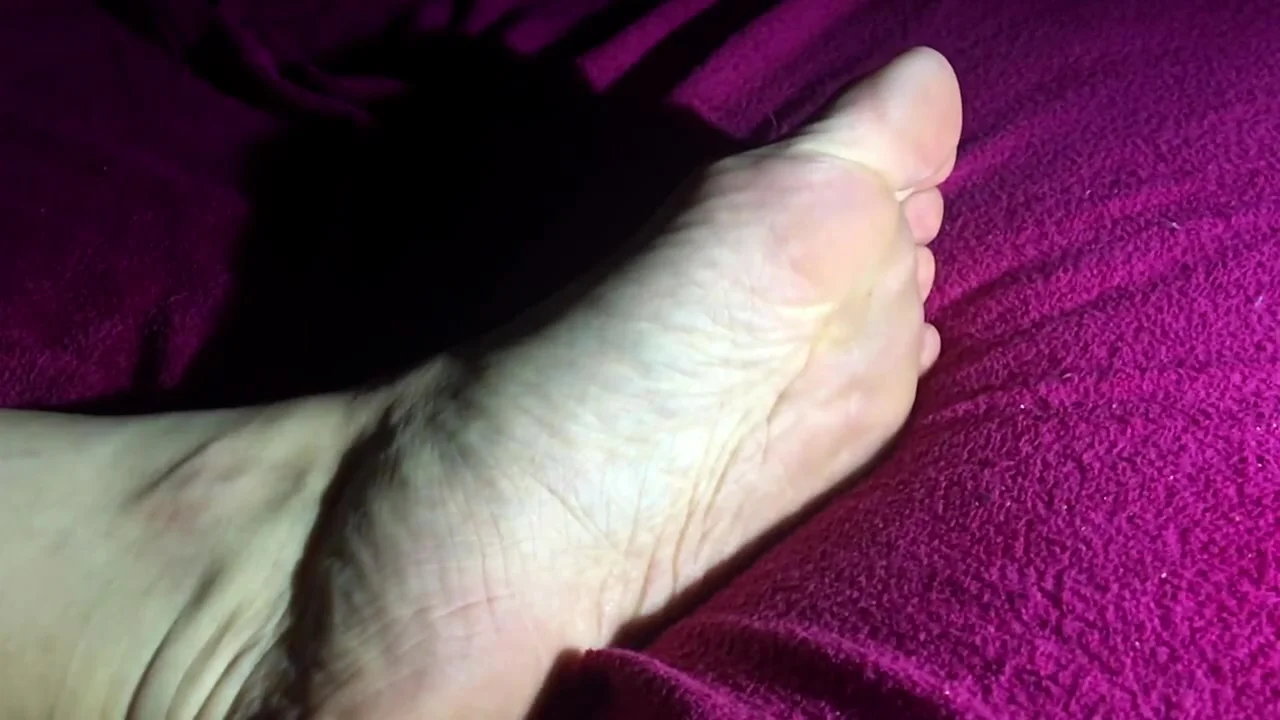 Playing With Cum on My Feet, Tits and Pussy. Slow Motion.