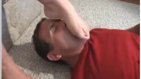 Blonde Woman Getting Her Mature Soles And Feet Worshiped By Her Neighbor
