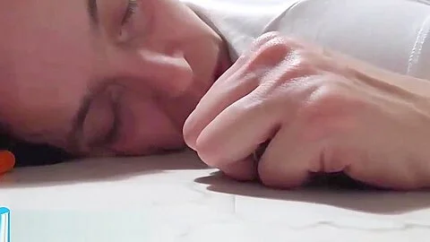 teen gets doggystyle on the table