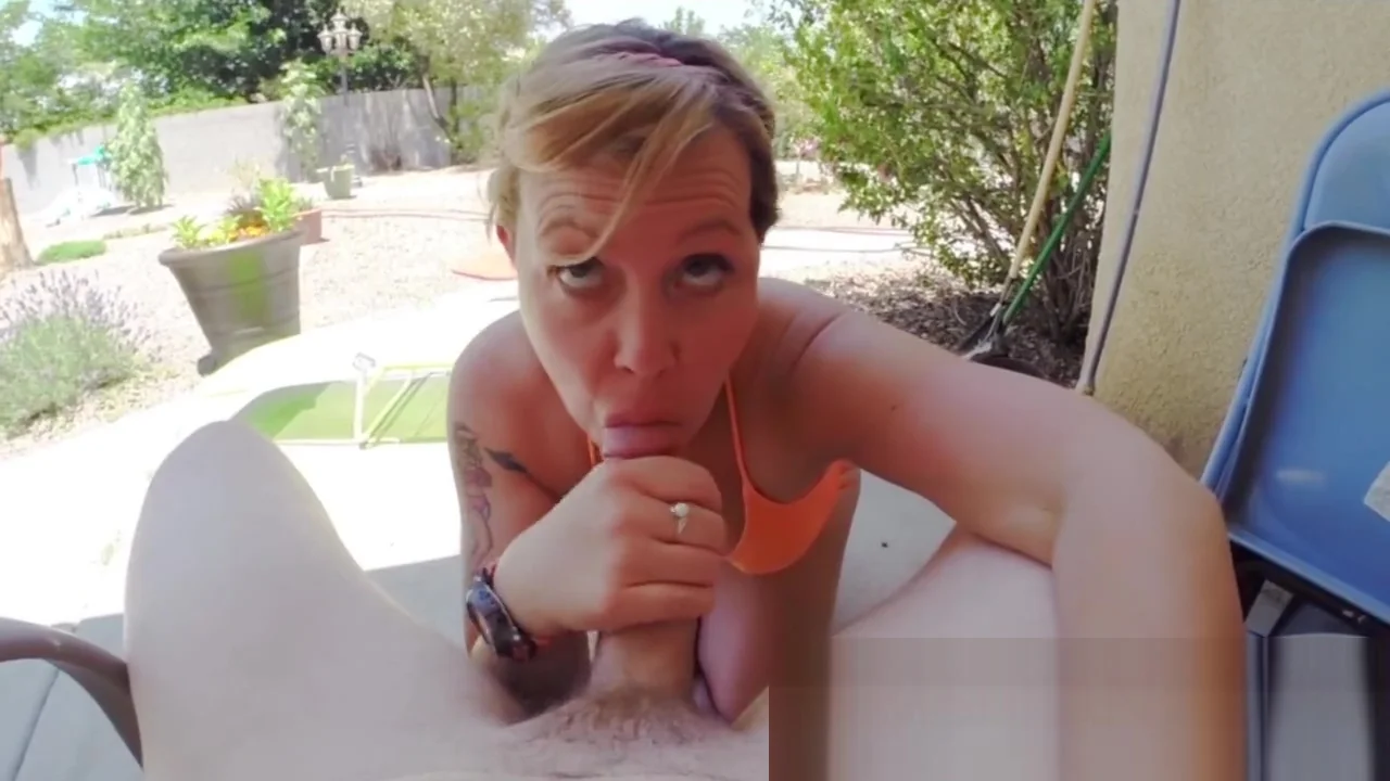Beer and a Blowjob: He Sips Beer While She Sucks His Cock