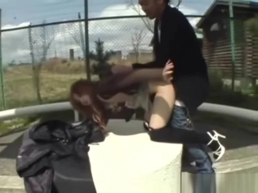 Hot japanese outdoor sex