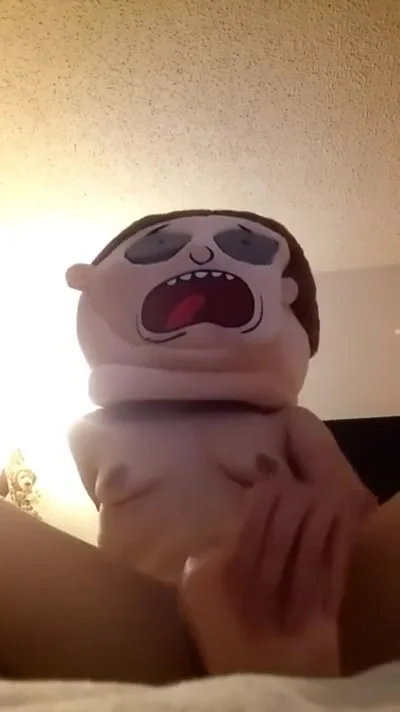Riding dildo, too big broke her pussy