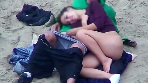 Cothed beach fun