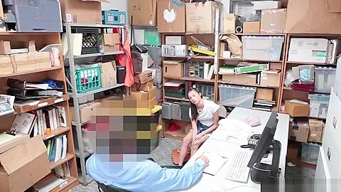 Shoplifter Carolina Sweets Rides The Lp Officers Cock