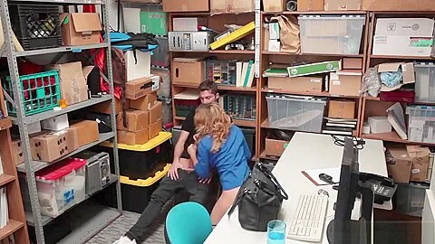 Male shoplifter railed the LP Officers milf pussy