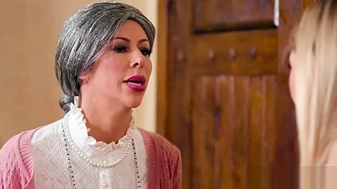 Stepmom disguise as a housemaid just to lick her step teens 18+ pussy
