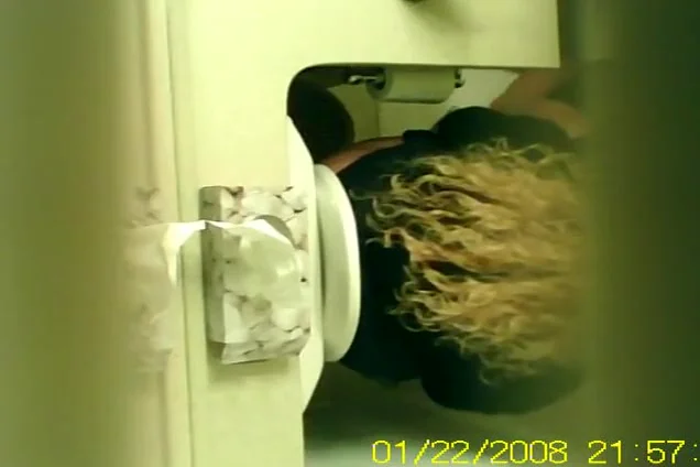 Toilet spied from way above