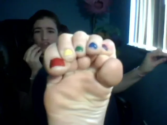 Feet Skittles
