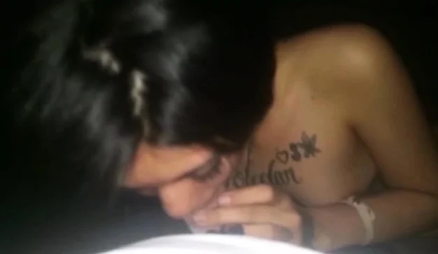 Latina tattooed Happy Creampie