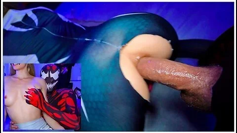 Spidergwen Drains Carnages Massive Cock With All Her Holes And Her Tight Teen 18+ Pussy Creampied