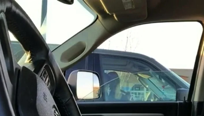 Car Flash - watched so long she needed a snack    lol