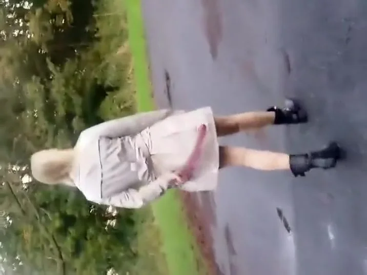 Wife spreads her ass under a coat