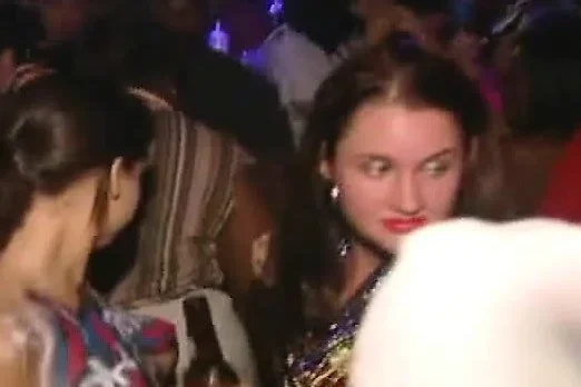 Attractive and lustful babes put their bodies on display at a party