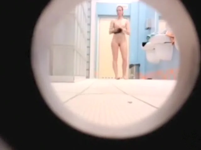 Spying on young girls in the public shower