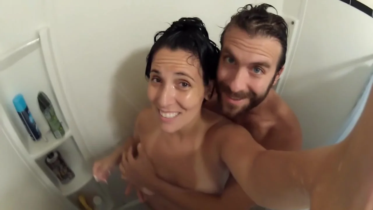 Soapy Handjob & Doggie Fuck, in the Shower. Closeup Go-Pro POV!