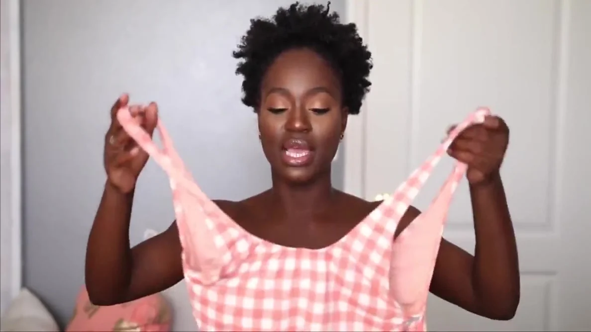 Phat Ass Ebony Panty Try On 16