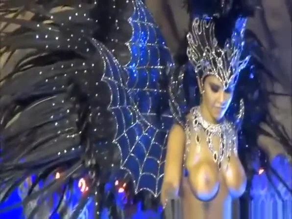 Hot Brazilian girls in carnival costumes