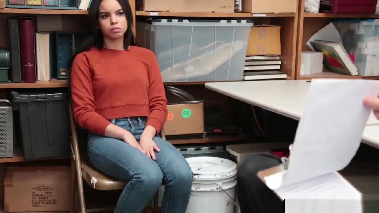 Tighty teen 18+ Thief Suspected And Fucked By A Security Guy