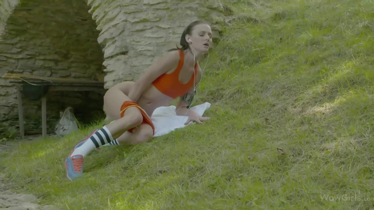 Kira Masturbates Outdoors