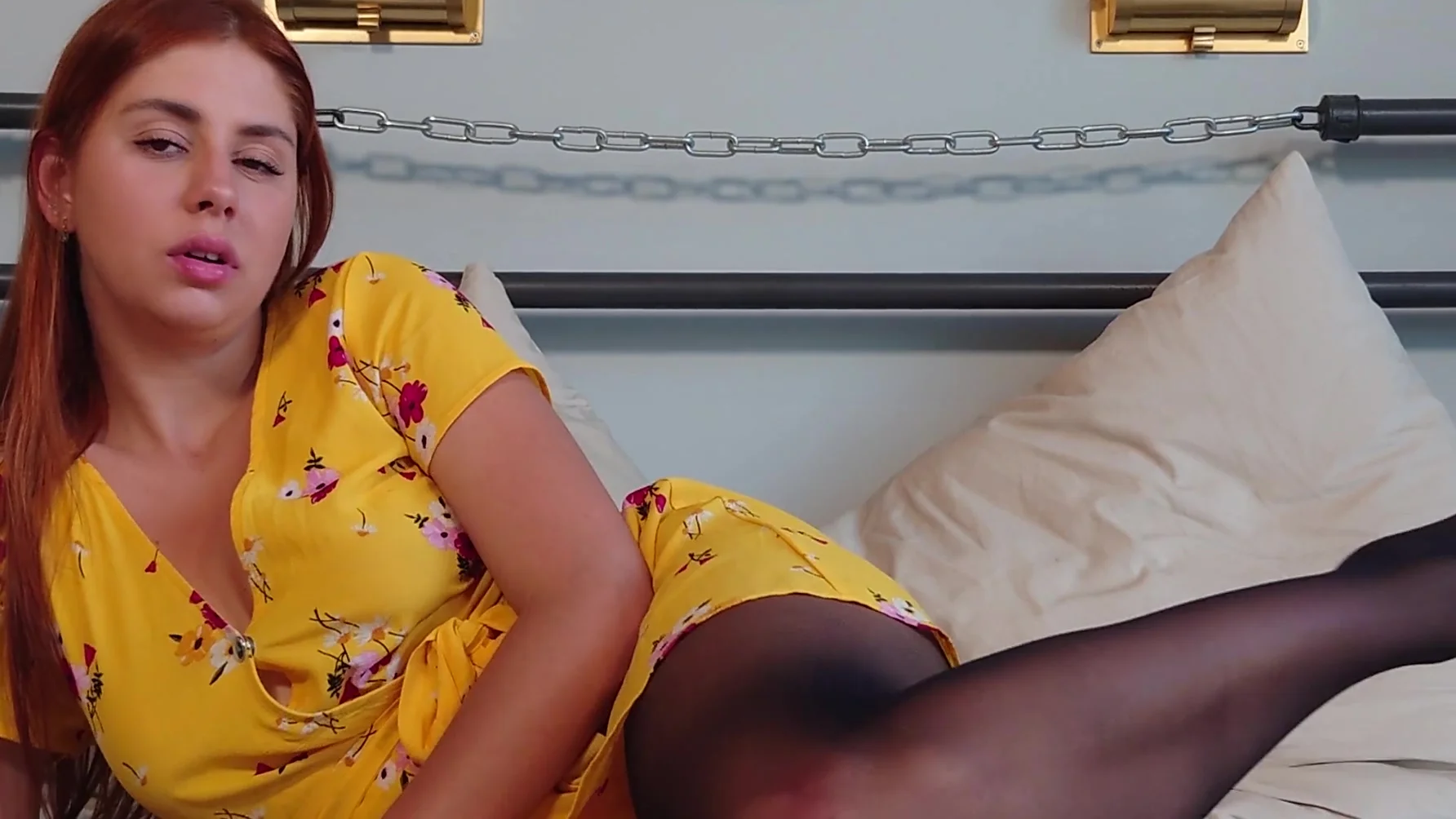 Julia Redd In Various Pantyhose Teasing