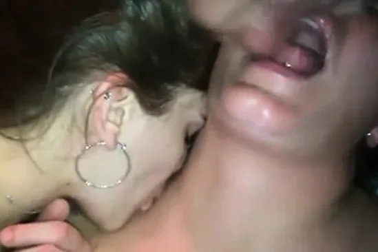 Brunette caught in changing room on hidden cam