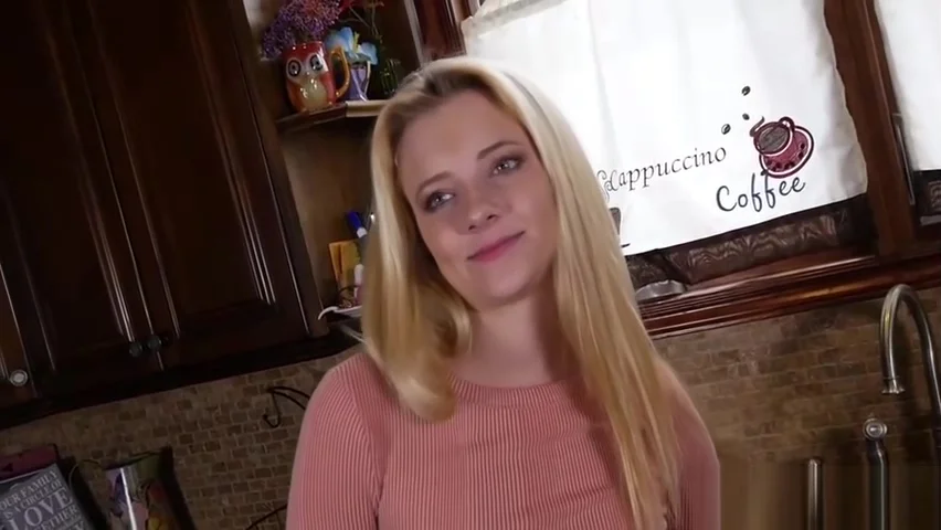Cute teen 18+ stepdaughter jerks