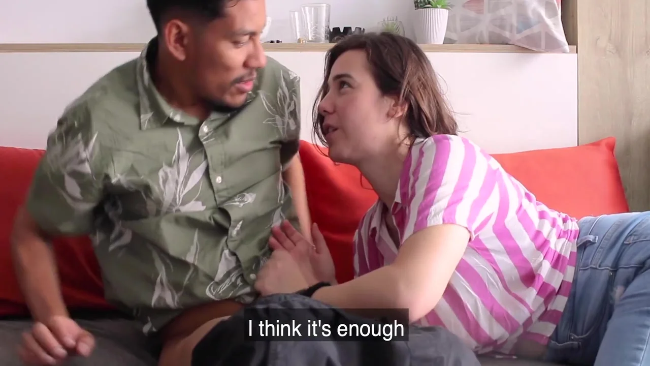Stepsister Lets Stepbrother See Her White Pussy