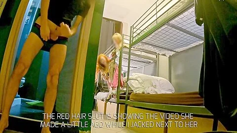 Hostel Blowjob: The Big Boobs Slut Wakes Me Up With A Good Blowjob And Sucks All My Cum