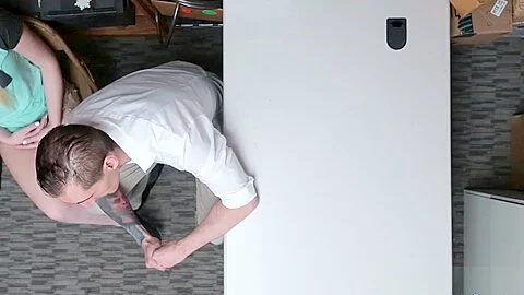 Mischievous shoplifting teen 18+ punished in front of her Step dad