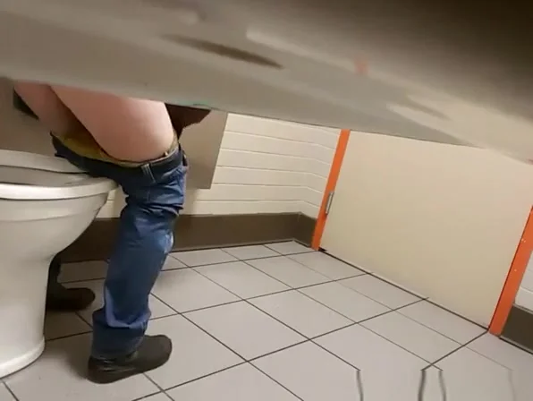 Coffee shop in toilet