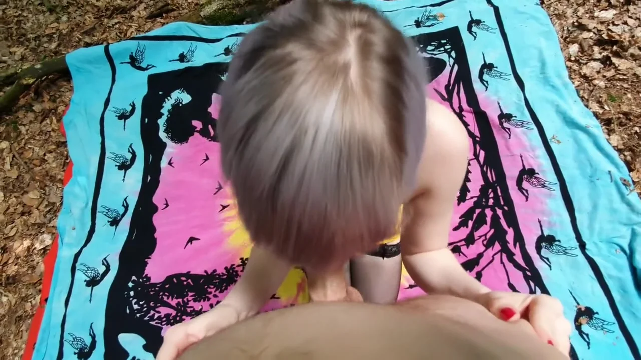 Found teen 18+ In Nylon Stockings In Forest And Filled Her With My Cum