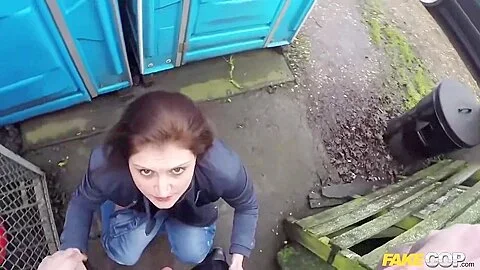 Eva Johnson In Sucks Firm Cock And Gets Screwed In Public
