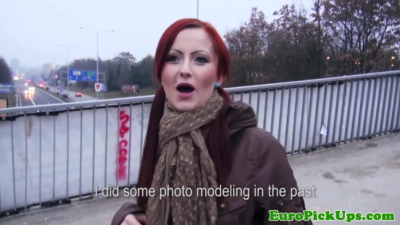 Cocksucking Euro Redhead Gets Creampied