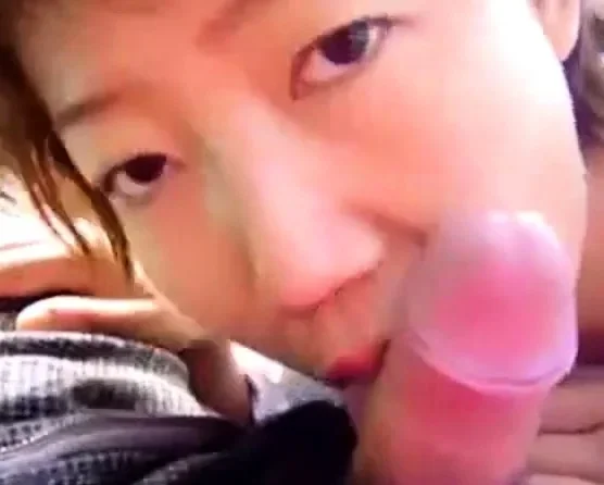 Amateur Asian outdoor bj