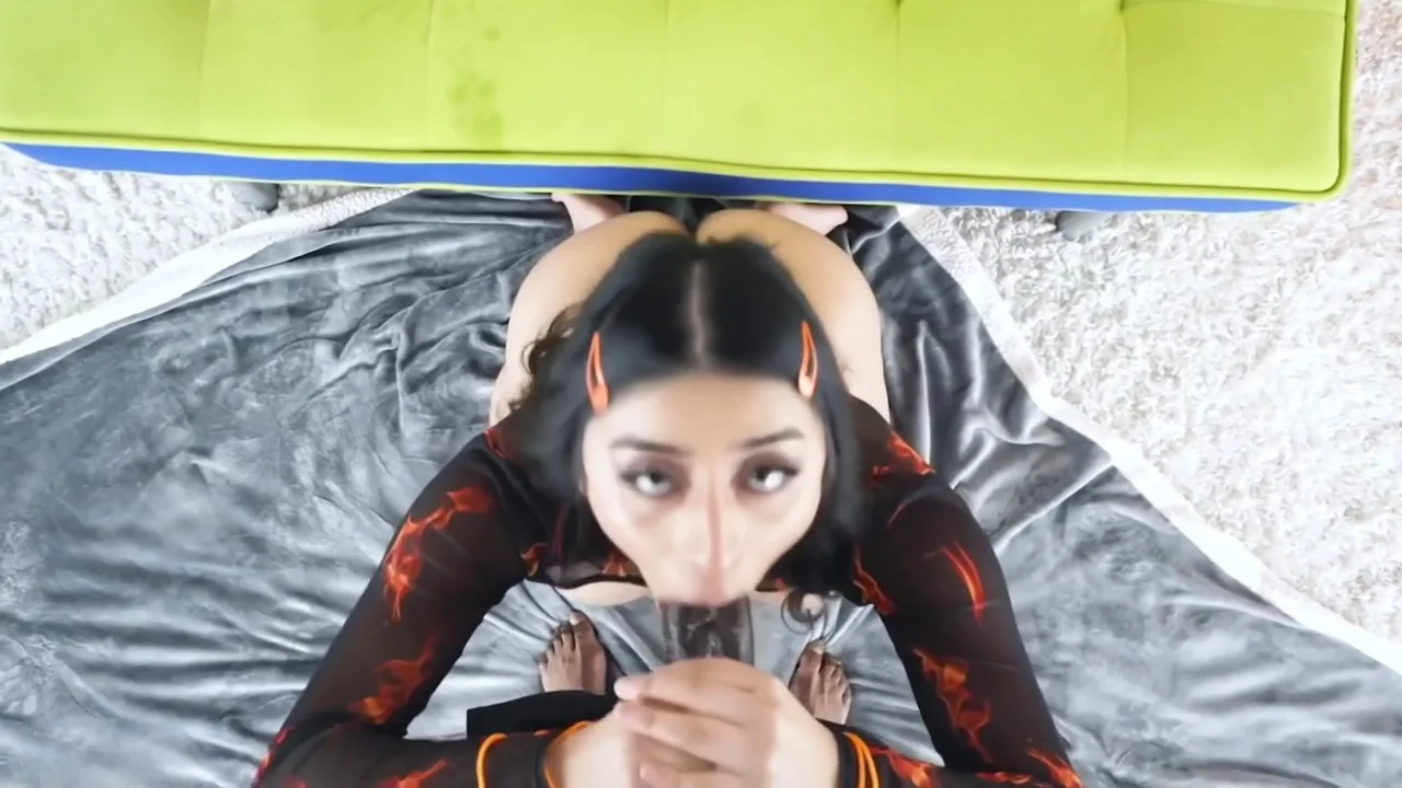 Gagging On Big Black Penis With Violet Myers