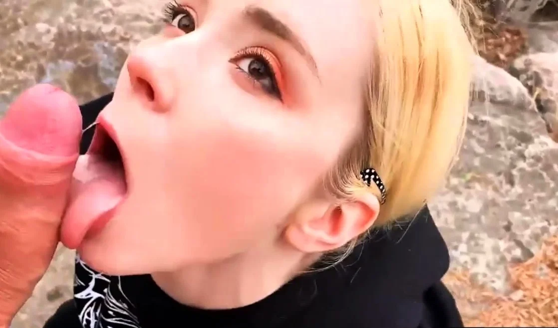 Blonde Blowjob Dick and Hard Sweetie Fox