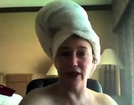 Granny tries Webcam