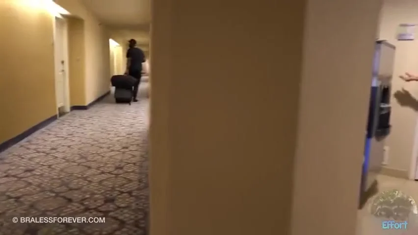 Hotel Hallway Blowjob