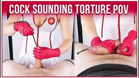 Nurse Cock Sounding & Gloves Handjob To Cum - Pov Era