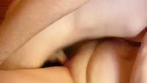 Old plump mom with saggy boobs and guy