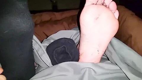 Gf's sweaty black socks