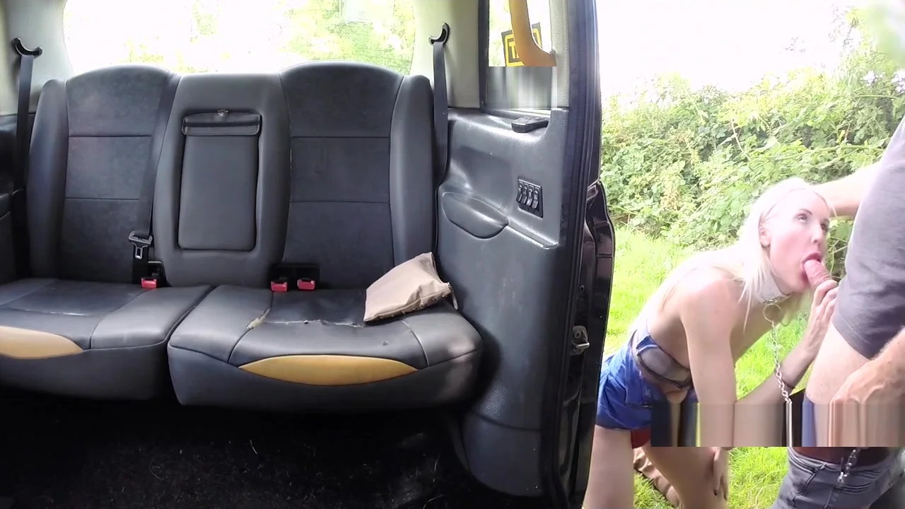 Spinner blonde anal fucks in fake taxi