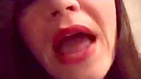 Lips close-up mature dirty talk JOI