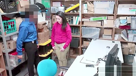 Tight teen 18+ with perfect tits sucks dick to gete out of trouble