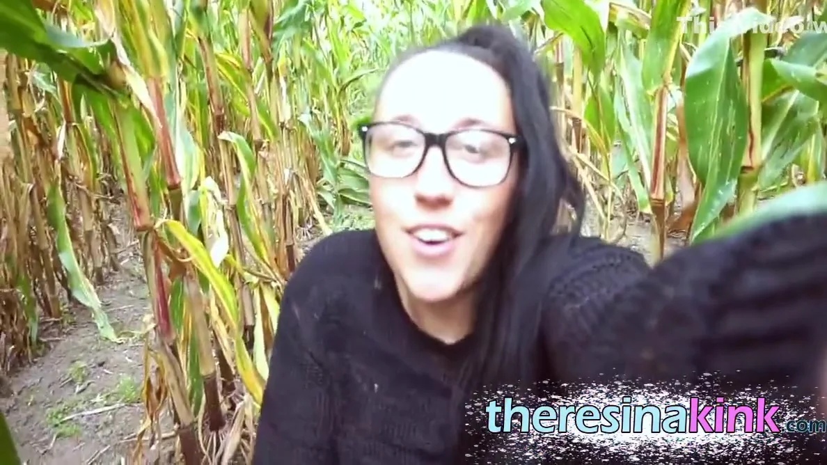 Anal Fuck In Corn Field! Skinny German Kinky Bitch Insertion