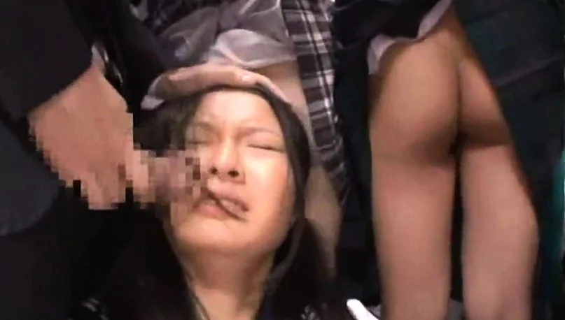 Real group public blowjob and fuck