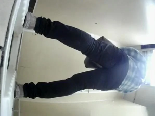 teen 18+ with hairy pussy and ass spied pissing