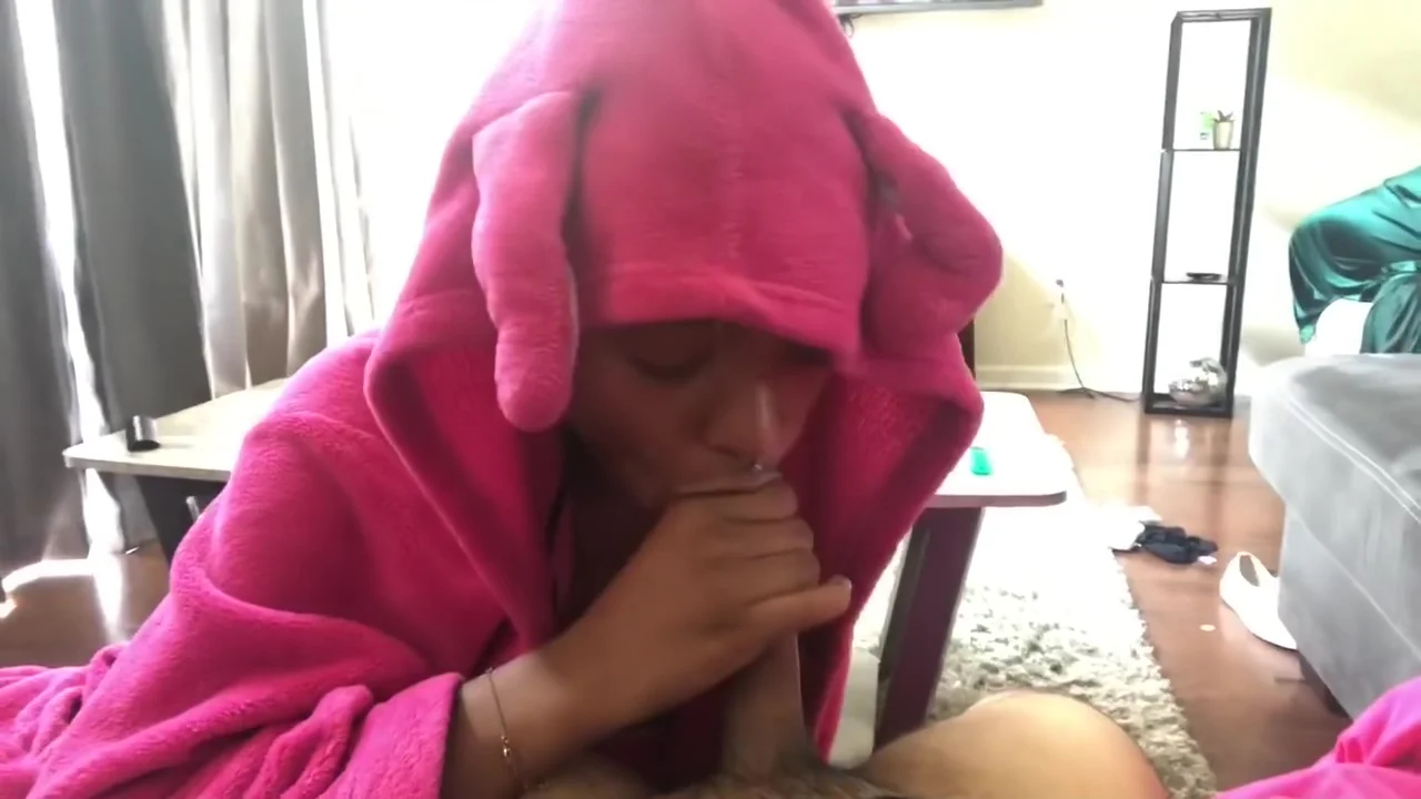 Ebony teen 18+ rides like a horse then swallows all of his cum